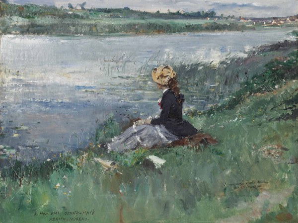 Contemplation on the riverbank